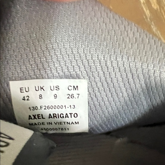 Axel Arigato Black and Gray Sneakers - Picture 5 of 5